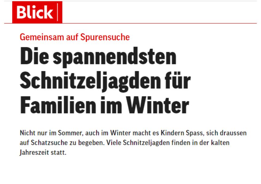Beitrag Blick Winter-Schnitzeljagden